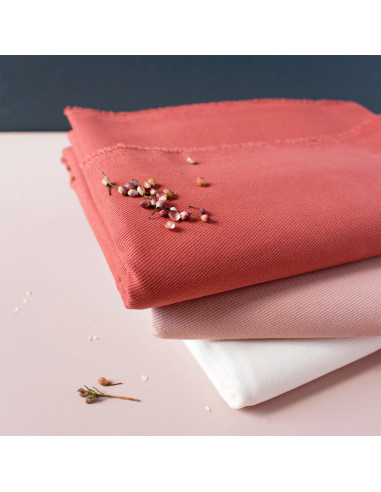 Baumwoll-Gabardine-Stoff Chestnut - Atelier Brunette