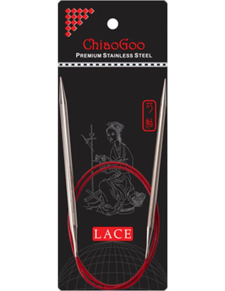 Feste Rundstricknadeln Red Lace ChiaoGoo