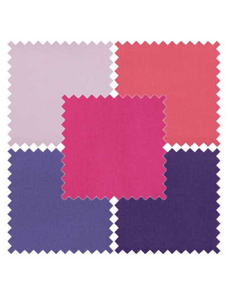 Set von 5 Fat Quarter Coupons - Blush