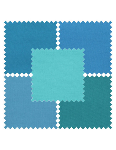 5er-Pack Fat Quarter Stoffstücke - Seaside