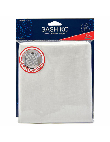 Sashiko-Stoff - Elfenbein