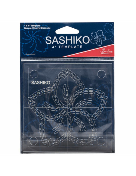 Sashiko-Schablone - Kirschblüte