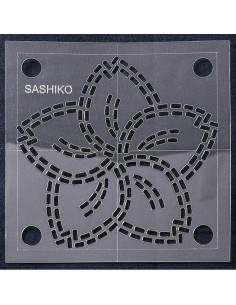 Sashiko-Schablone - Kirschblüte 2