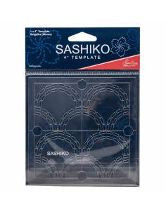 Sashiko-Schablone - Wellen