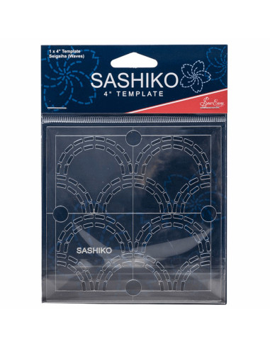 Sashiko-Schablone - Wellen