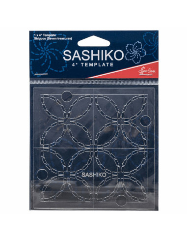 Schablone für Sashiko - Sieben Schätze