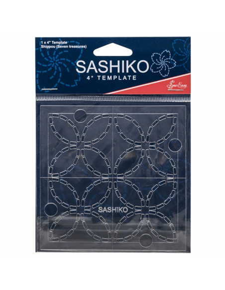 Schablone für Sashiko - Sieben Schätze