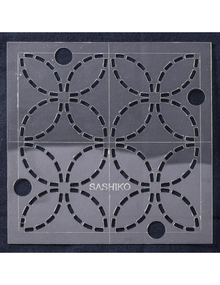 Schablone für Sashiko - Sieben Schätze
