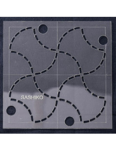 Sashiko-Schablone - Fondou 2