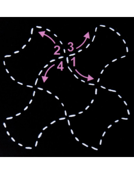 Sashiko-Schablone - Fondou
