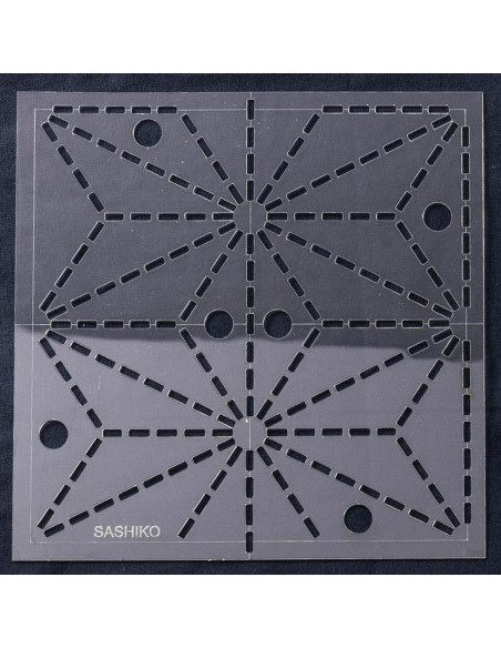 Sashiko-Schablone - Asa No Ha