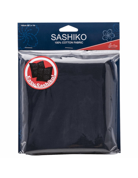 Sashiko-Stoff - Dunkelblau