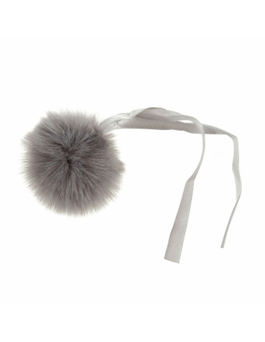 Kunstpelz-Bommel 6 cm - Nerz