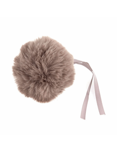 Kunstpelz-Bommel 11 cm - Nerz