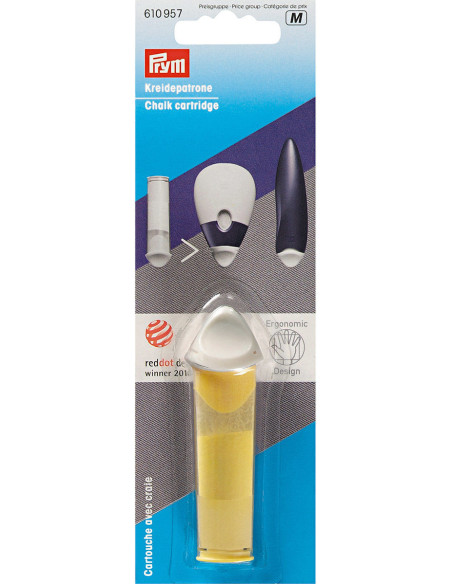 Gelbe Kreidepatrone