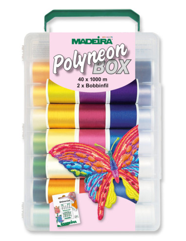 Deluxe Polyneon Madeira Stickgarnkoffer