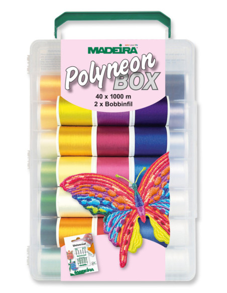 Deluxe Polyneon Madeira Stickgarnkoffer