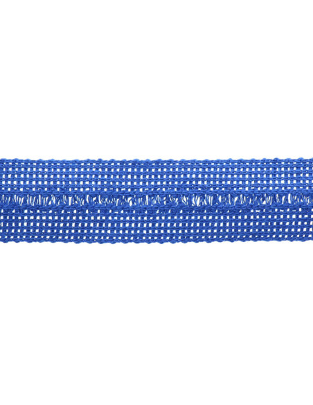 Vorgefalteter Acrylzopf pro Meter - Königsblau
