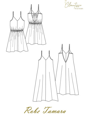 Tamara-Kleidmuster - Clématisse Pattern