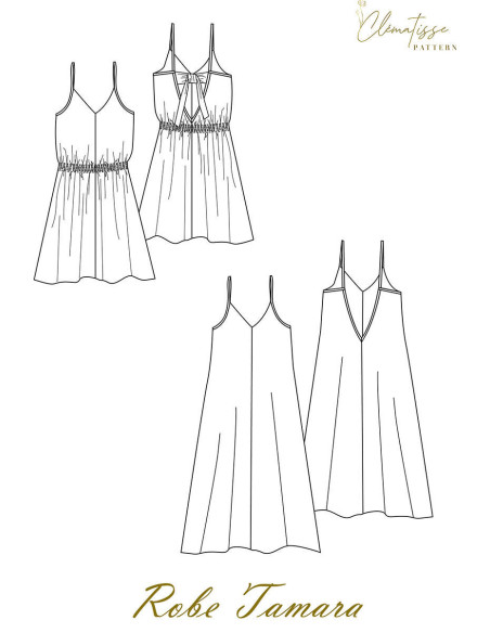 Tamara-Kleidmuster - Clématisse Pattern