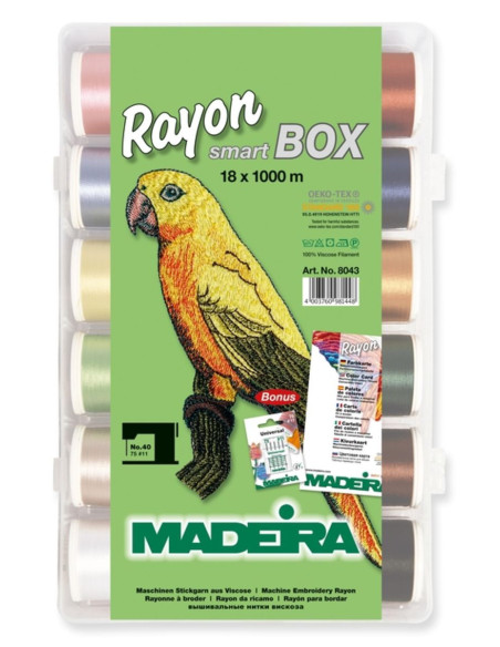 Madeira Rayon Stickgarnkoffer SmartBox