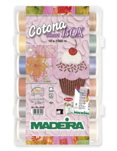 SmartBox Cotona Madeira Quiltgarnkoffer