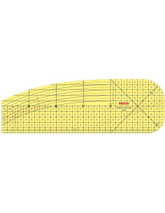 Heißbügelregel für Säume 30 x 10 cm