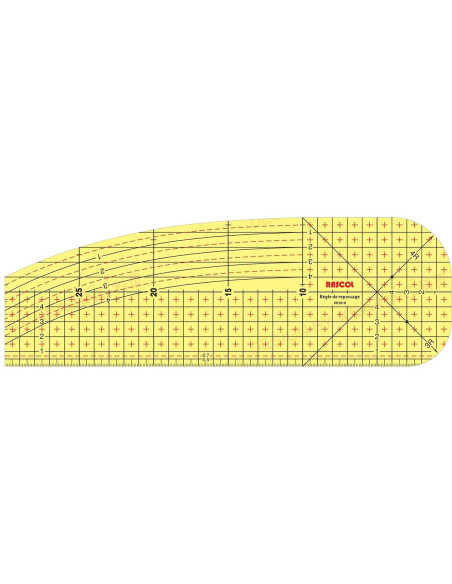 Heißbügelregel für Säume 30 x 10 cm