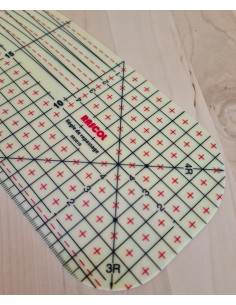 Heißbügelregel für Säume 30 x 10 cm 2