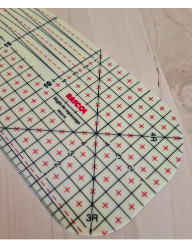 Heißbügelregel für Säume 30 x 10 cm