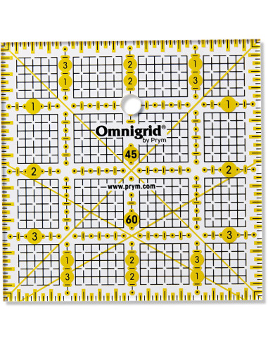 Omnigrid Patchwork-Lineal 4 x 4 Zoll