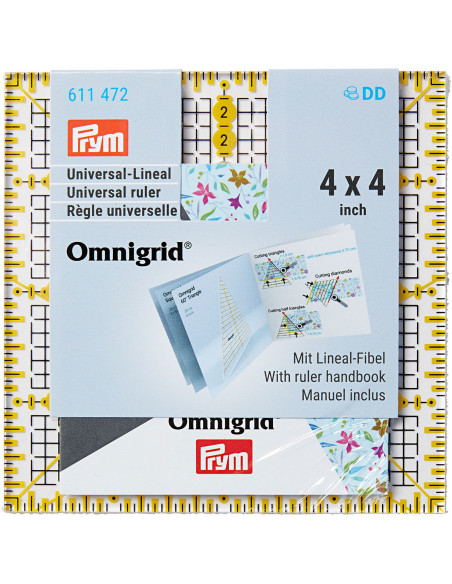 Omnigrid Patchwork-Lineal 4 x 4 Zoll