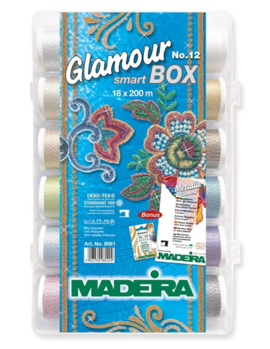 Garnitur mit Stickgarn SmartBox Glamour Madeira