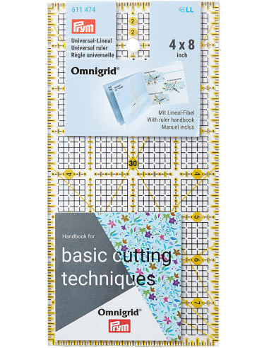 Omnigrid Patchwork-Regel 4 x 8 Zoll