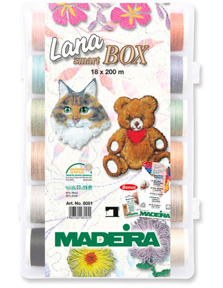 Stickgarnkoffer SmartBox Lana Madeira