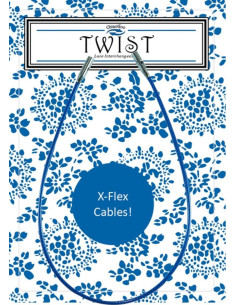 Twist X-Flex Kabel für austauschbare ChiaoGoo Nadeln