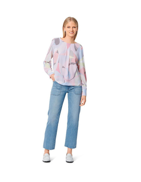 Kleid- und Blusenmuster - Burda 6077