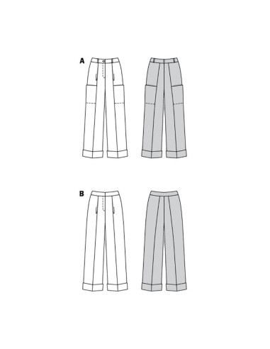Hosenmuster - Burda 6079