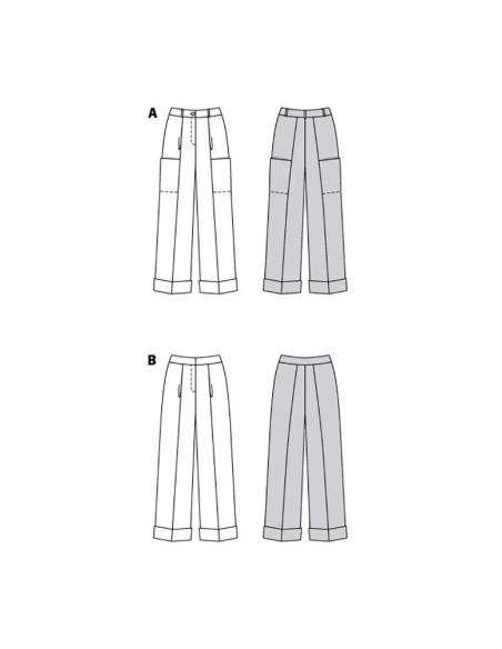 Hosenmuster - Burda 6079