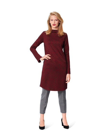 Kleid- und T-Shirt-Schnittmuster - Burda 6080