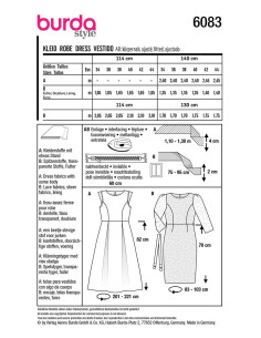 Kleidmuster - Burda 6083 2