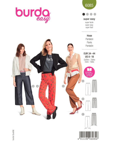 Hosenmuster - Burda 6085