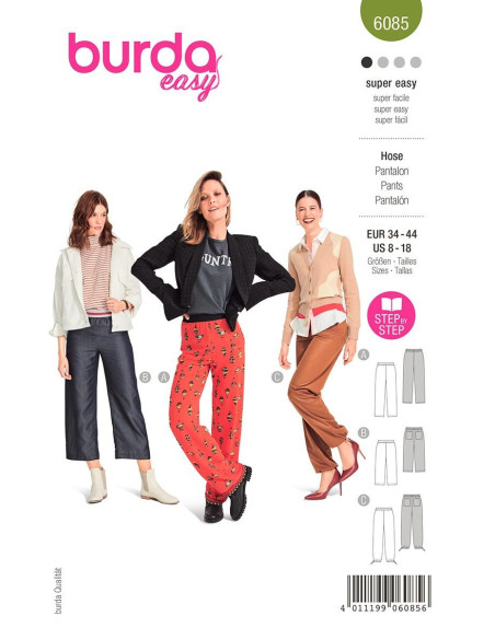 Hosenmuster - Burda 6085