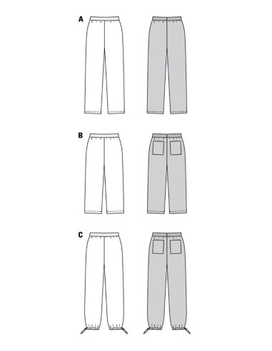 Hosenmuster - Burda 6085