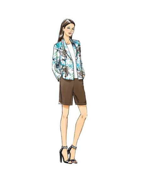 Jacken-, Shorts- und Hosenmuster - Vogue 9011