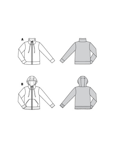 Jackenschnittmuster - Burda 6090