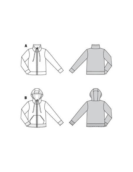 Jackenschnittmuster - Burda 6090