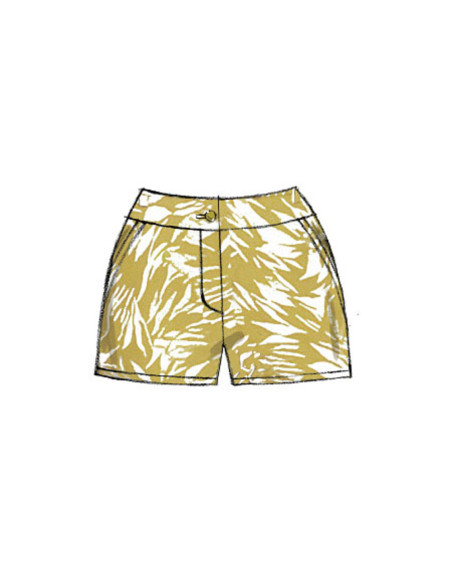 Shorts-Schnittmuster - Vogue 9008