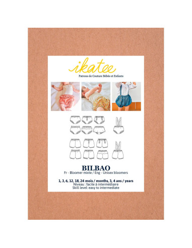 Bilbao Bloomer-Schnittmuster - Ikatee
