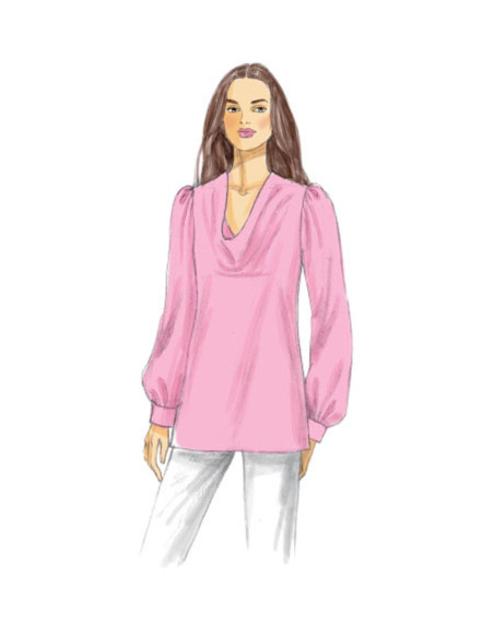 Oberteil-Schnittmuster - Vogue 9006